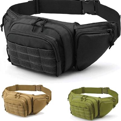 Wholesale Outdoor Multi-Function Waist Bag Sports Running Hiking Leisure Bag Cycling Bag Customizable Logo Supported