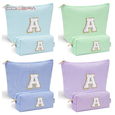 Oxford Made Custom Set Alphabet Makeup Bag Travel Personalized Combination Large Capacity Cute Travel Tote Organizer