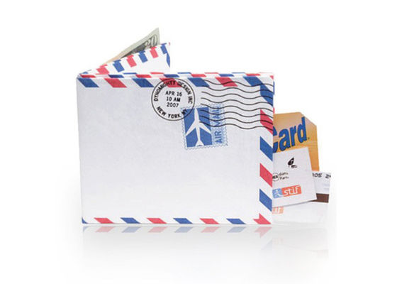 Customize Printing RFID 1070d Washable Tyvek Paper Wallet Gifts Silk Screen Printing