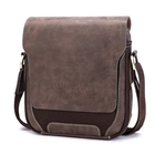 Custom Oxford Vintage Leather Crossbody Bag Shoulder Messenger Bag For Men