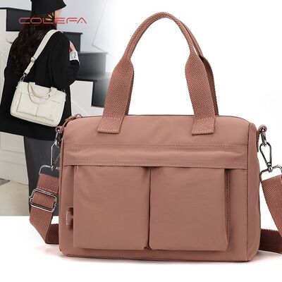 Crossbody Bag Retro-inspired Versatile Nylon Tote with Simple Yet Stylish commuting High-Quality Crossbody Bag with Custom LOGO