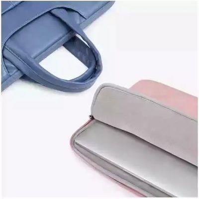 Male Female Leather Tablet Briefcase 12.5 / 11.6 / 15.6 Inch PU Laptop Sleeve Bag