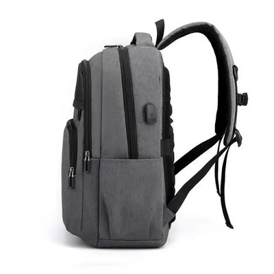 15.6'' 16" Travel USB Computer Custom Made Waterproof Washable Men Backpack With USB Charging Port