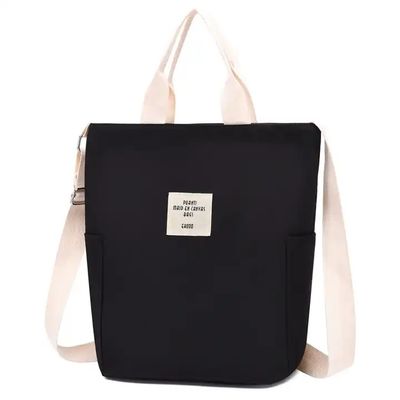 Full Color Custom Summer Canvas Crossbody Messenger Bag With Grommet Handle