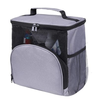 Custom Logo Large 300D Oxford Makeup Toiletry Bag Mesh Hanging Travel For Women Mens Wash