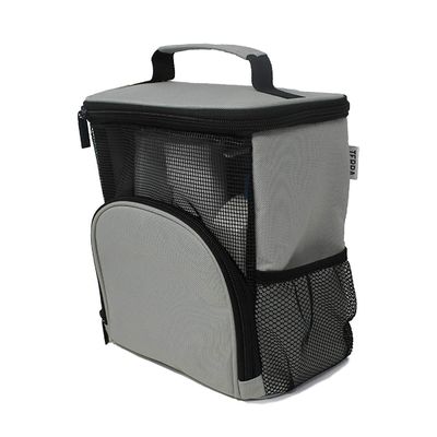 Custom Logo Large 300D Oxford Makeup Toiletry Bag Mesh Hanging Travel For Women Mens Wash