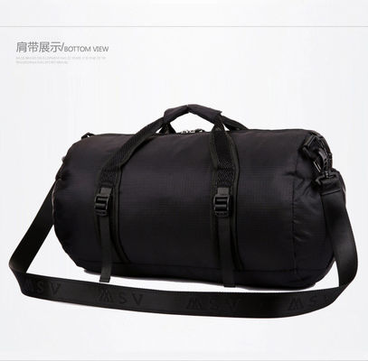 Portable Foldable Duffel Overnight Bag Cylinder Wet Dry Gym Sport Crossbody Travel Weekender
