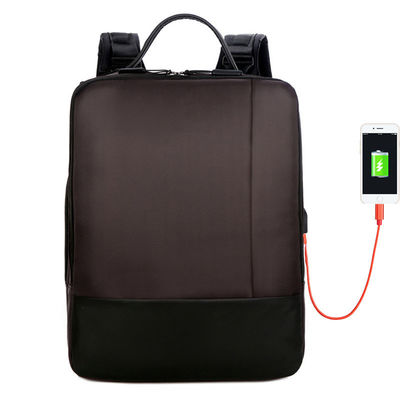 Custom wholesale travel mochilas crossbody USB laptop backpack unisex waterproof 15.6'' convertible backpack shoulder bag