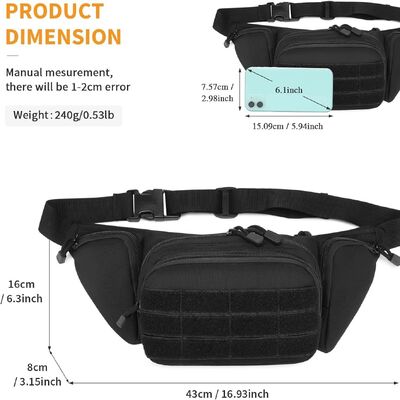 Wholesale Outdoor Multi-Function Waist Bag Sports Running Hiking Leisure Bag Cycling Bag Customizable Logo Supported