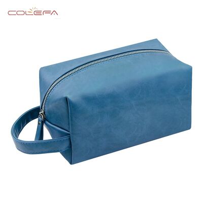 2026 New PU Leather Vintage Toiletry Bag Large Capacity Waterproof Stylish Portable Makeup Storage Cosmetic Pouch for Toiletries