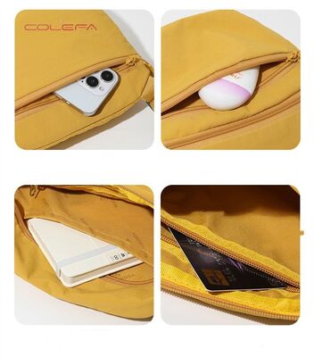 Minimalist Lightweight Shoulder Bag for Women New Fashionable Crossbody Mini Bag Nylon Fabric Versatile Casual Square Bag