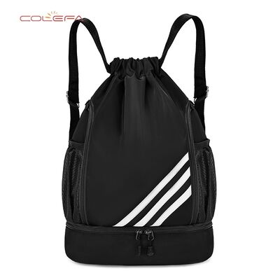 Oxford Made Large Capacity Basketball Bags Training Backpack Yoga Fitness Outdoor Sports Drawstring Closure Casual Backpacks