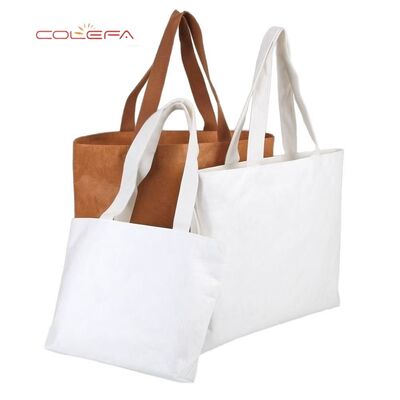 Custom DuPont Paper Bags Washable Tyvek Paper Tear-Resistant Handle Shopping Bags Eco-Friendly Carriers Logo Printing Available