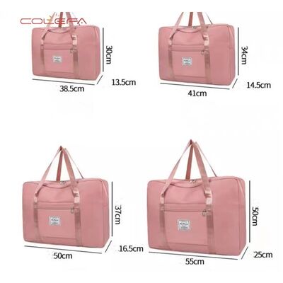 Colefa Women's Business Travel Bag Short Trip Luggage Bag Large Capacity Handheld Storage Foldable Lightweight Travel Tote Bags