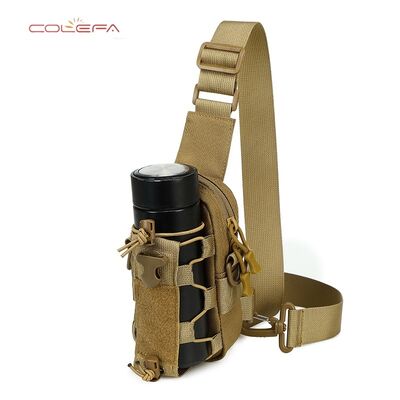 New Customized LOGO Oxford Outdoor Sports Water Bottle Pouch Crossbody Phone Chest Bag Shoulder Strap Small Cup Chect Bags