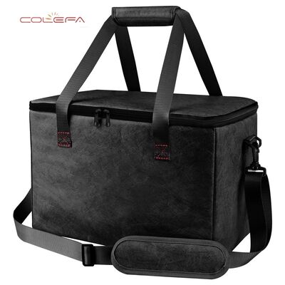 Factory Direct DuPont/Tyvek Paper BBQ Insulated Bag with Zipper Opening Large Capacity Meat Beverage Storage Insulated Bag