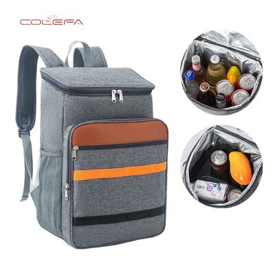 Custom Logo Insulated Backpack Large Capacity Outdoor Picnic Bag Oxford Cloth Waterproof Freshness-Preserving Cooler Backpack