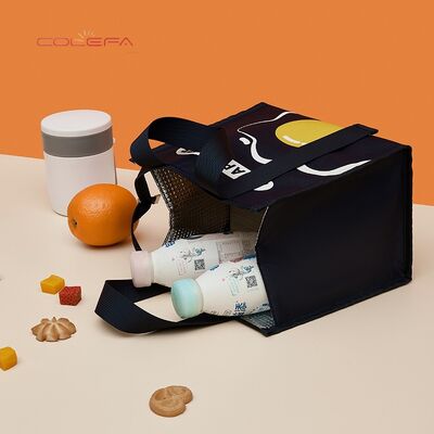 New Oxford Fashion Large Capacity Insulated Lunch Bag Student Minimalist Thickened Waterproof Triangle Insulated Lunch Bag