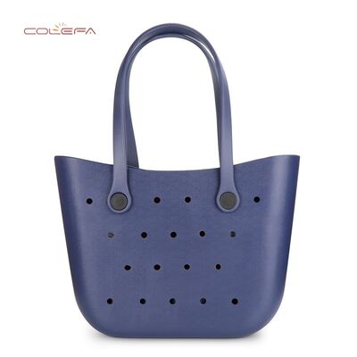 Colefa Hot-selling Multi-color Bag New Perforated EVA Tote Bag Foreign Bestseller In-Stock Handheld Beach Tote Bag Wholesales