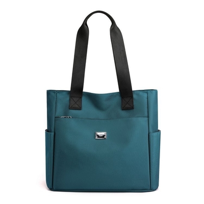 Women'S Waterproof Nylon Tote Bag Custom Logo Ladies Handbags Zipper
