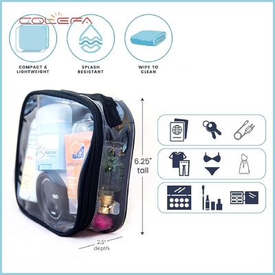 Travel Portable Toiletry Bag Multi-Functional PVC Waterproof Cosmetic Pouch Large Capacity Beauty Organizer Wholesale in Stocks