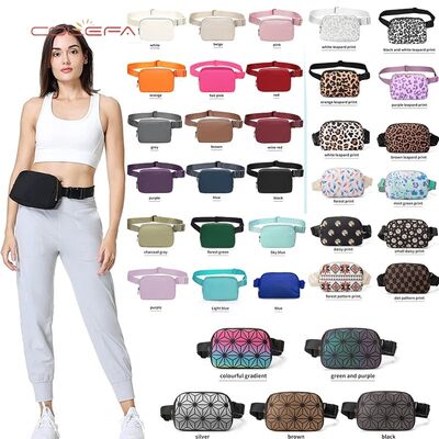 Marsupi da cintura sportivi personalizzati per esterni, custodia per telefono, borsa da corsa in nylon, borsa fitness, borsa da cintura stesso stile, leggera e confortevole