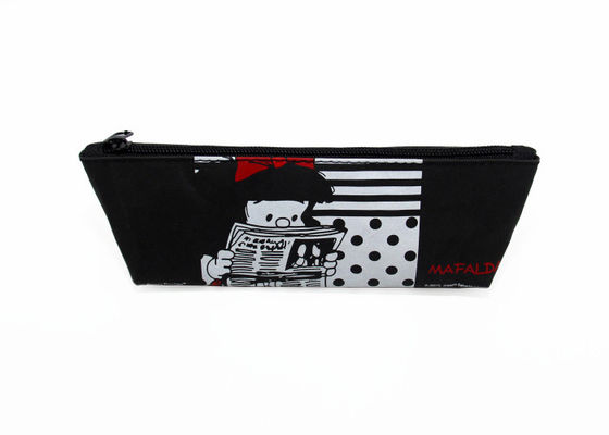 Nuova borsa a penna riciclata a matita a carta kraft di stampa di progettazione borsa lavabile attraente per i bambini