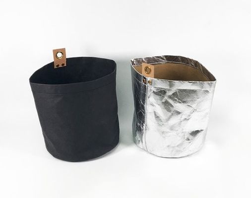 Lo stoccaggio lavabile a carta kraft Insacca la dimensione su ordinazione a decorazione domestica del giardino per la pianta